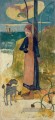 Jeanne d'Arc oder bretonische Mädchen Spinnen Paul Gauguin